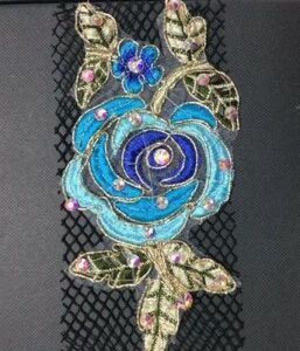 画像4: アメリカンスリープドレス・ブルーレース（ブルー） (4)