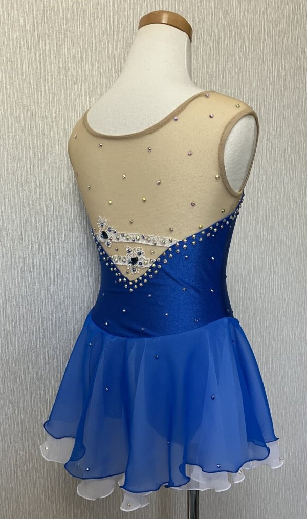 画像6: レースモチーフドレス（ブルー） (6)