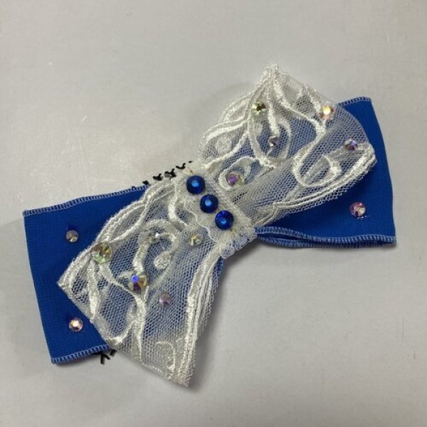 画像8: レースモチーフドレス（ブルー） (8)