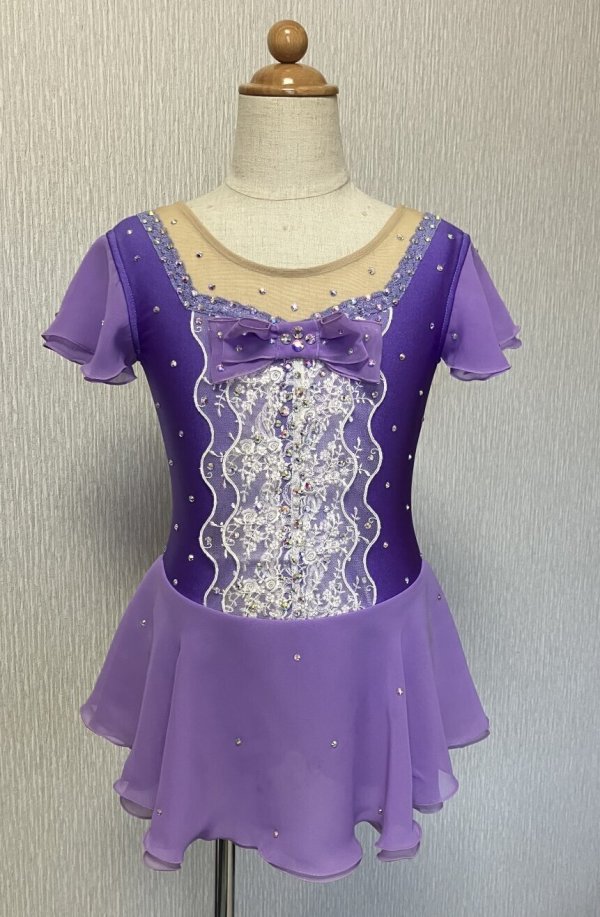 画像1: レースドレス（ラベンダー） (1)