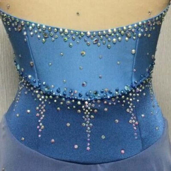 画像5: チューブトップドレス（ブルー系） (5)