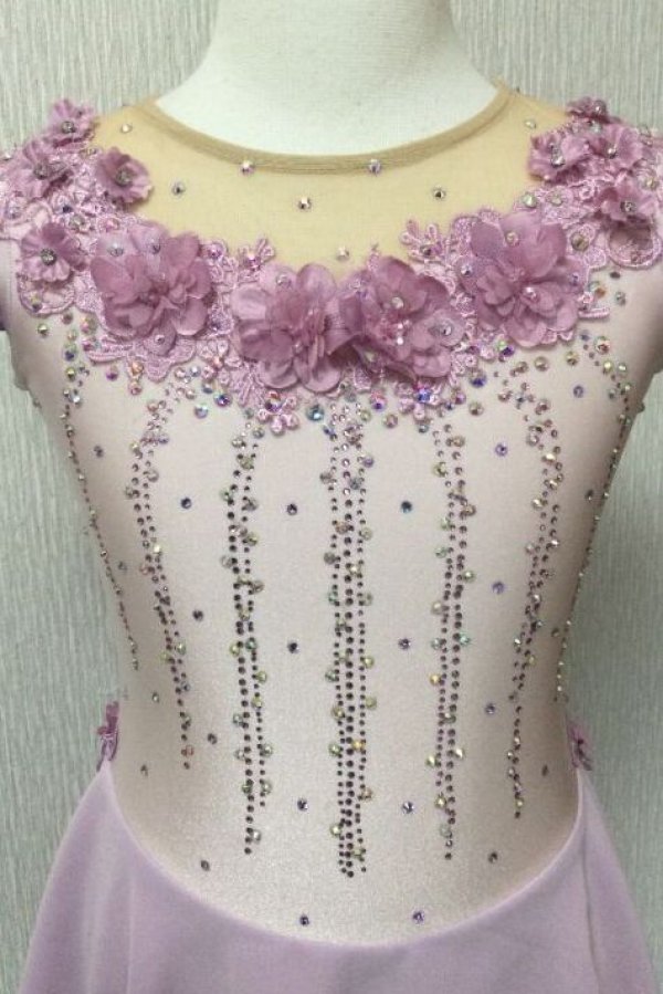 画像3: フラワードレス（薄ピンク×薄紫） (3)