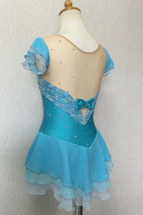 画像6: ティアードスリーブドレス（水色） (6)