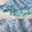 画像2: クリンクルジョーゼット2段スカート（水色） (2)